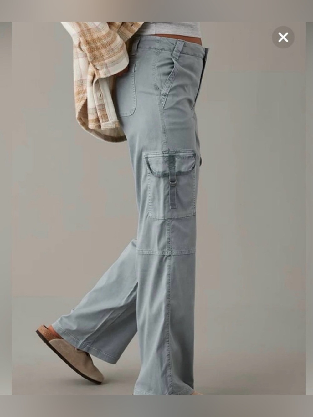 American Eagle Women’s Dreamy Drape Cargo Pants, Size 4 Regular